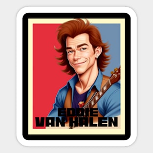 2d Eddie Van halen Sticker